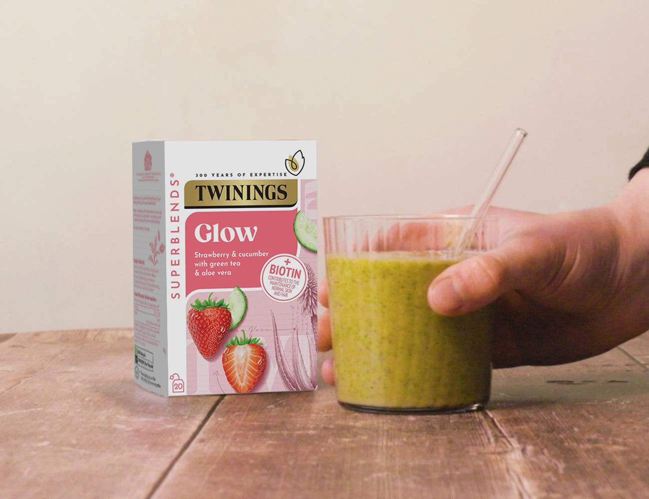 Green Glow Smoothie - Infused with Superblends Glow – Twinings