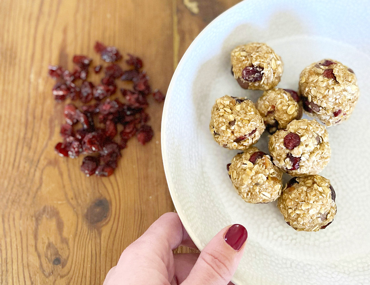 No-Bake Oat Balls - Infused with Superblends Focus &ndash; Twinings
