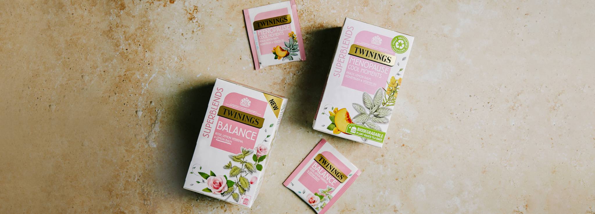 Twinings Superblends Balance - with Rose, Lemon Verbena & Lemon