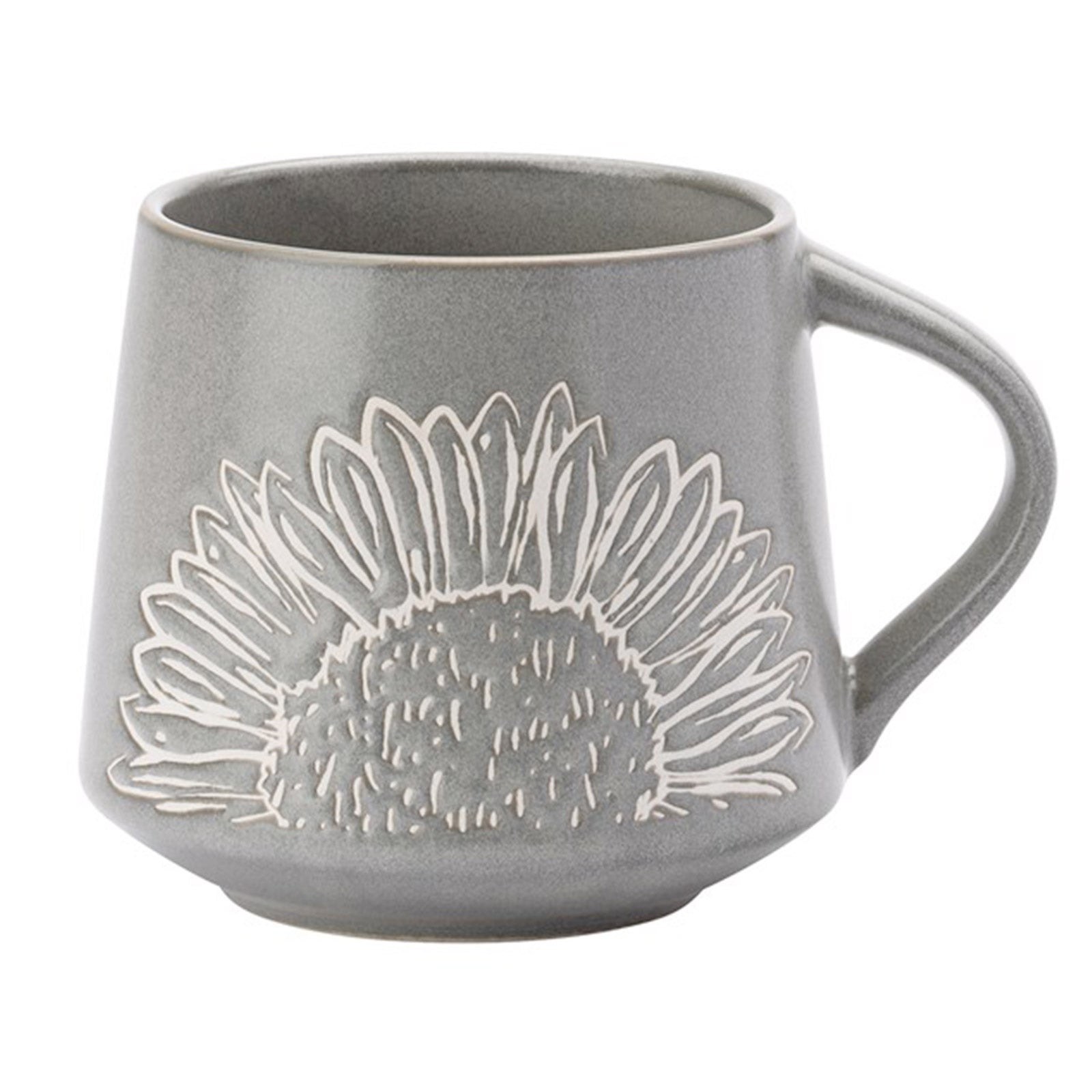 The English Tableware Company Artisan Flower Mug Grey Twinings