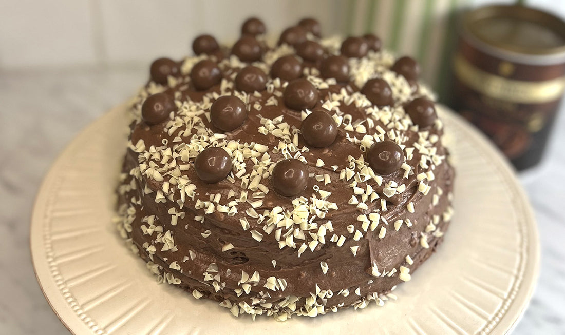 Decadent Chocolate Cake - Swiss Chocolate Drink