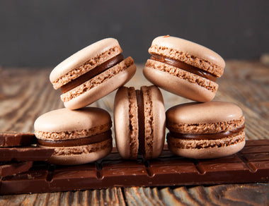 Ovaltine Chocolate Macarons
