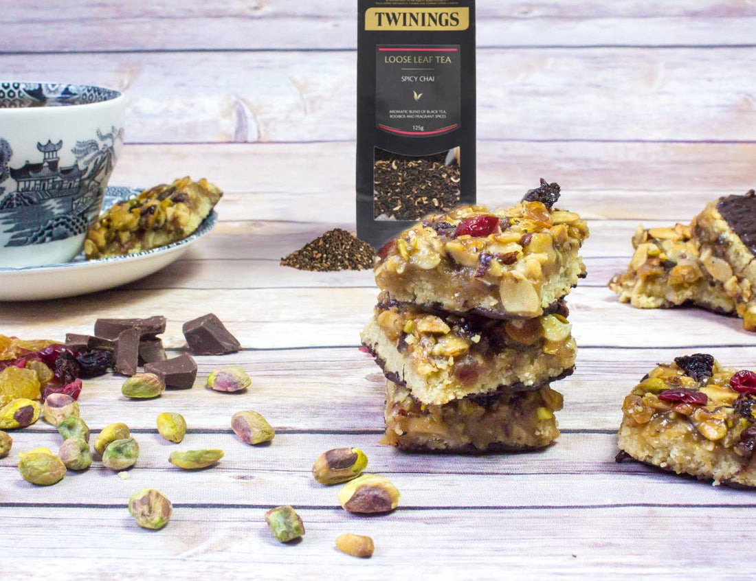 Winter Spiced Florentine Bars