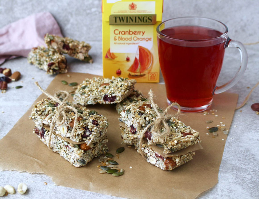 Cranberry, Nut & Oat Bars