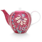 Pip Studio Flower Festival Large 1.6L Teapot - Pink