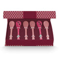 Pip Studio Oriental Flower Festival Set of 6 Teaspoons - Pink