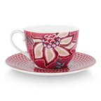 Pip Studio Flower Festival Cup & Saucer - Pink