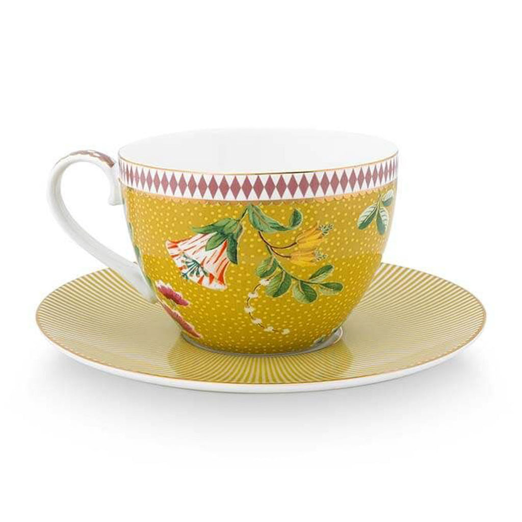 Pip Studio La Majorelle Cup & Saucer - Yellow