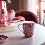 Pip Studio Flower Festival Scallop Deco Mug - Pink