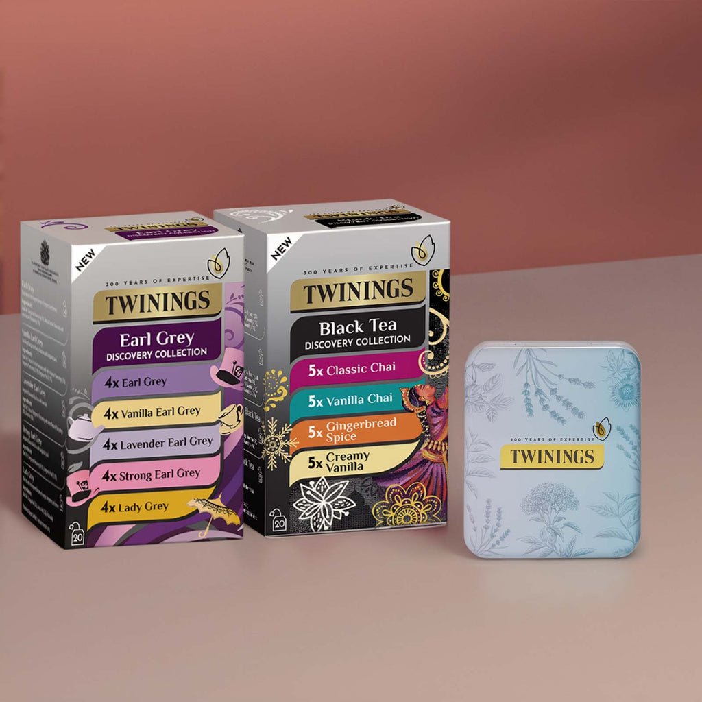 Black Tea & Earl Grey Selection Packs with FREE Pocket Tin