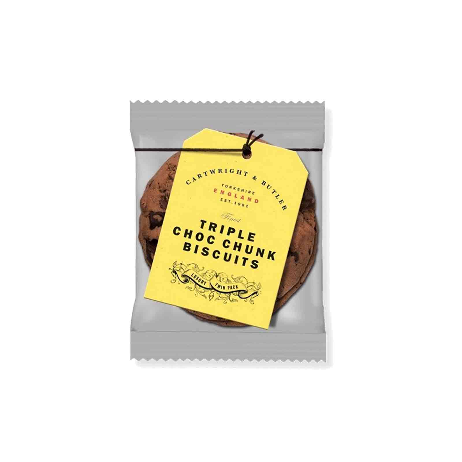 Cartwright & Butler Triple Choc Chunk Biscuit Twin Pack