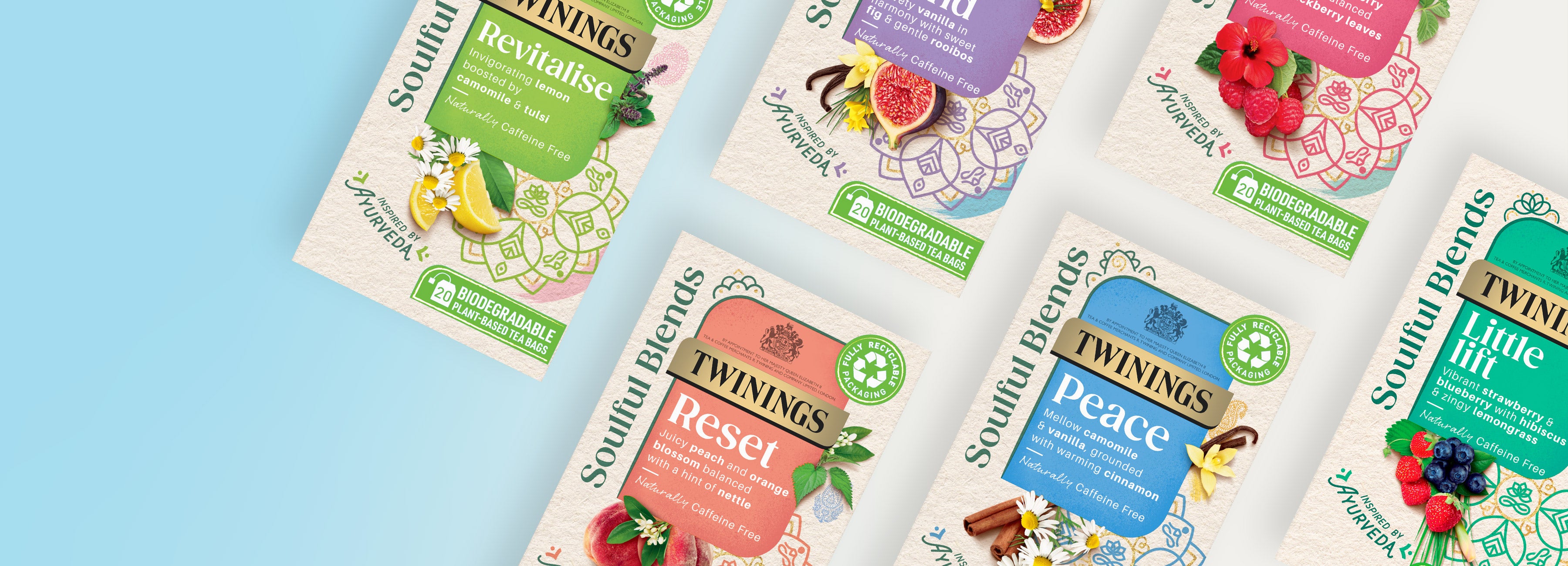 Soulful Blends Ayurvedic Tea Banners Desktop
