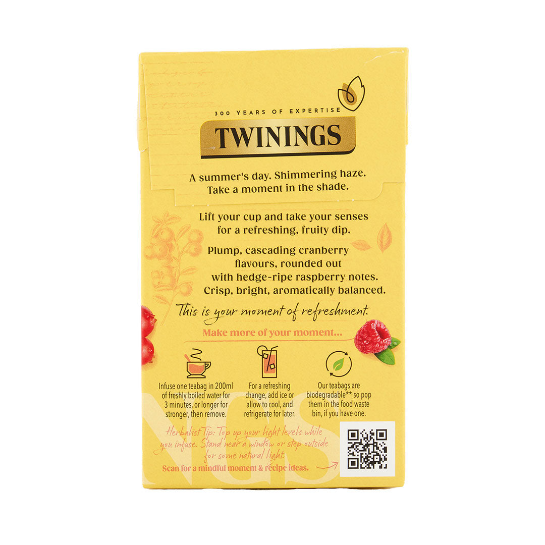 Cranberry & Raspberry - 20 Tea Bags