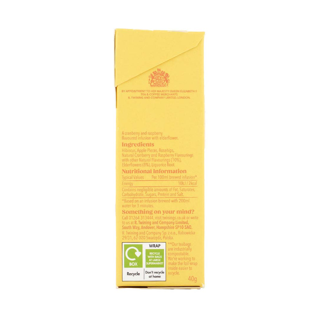 Cranberry & Raspberry - 20 Tea Bags