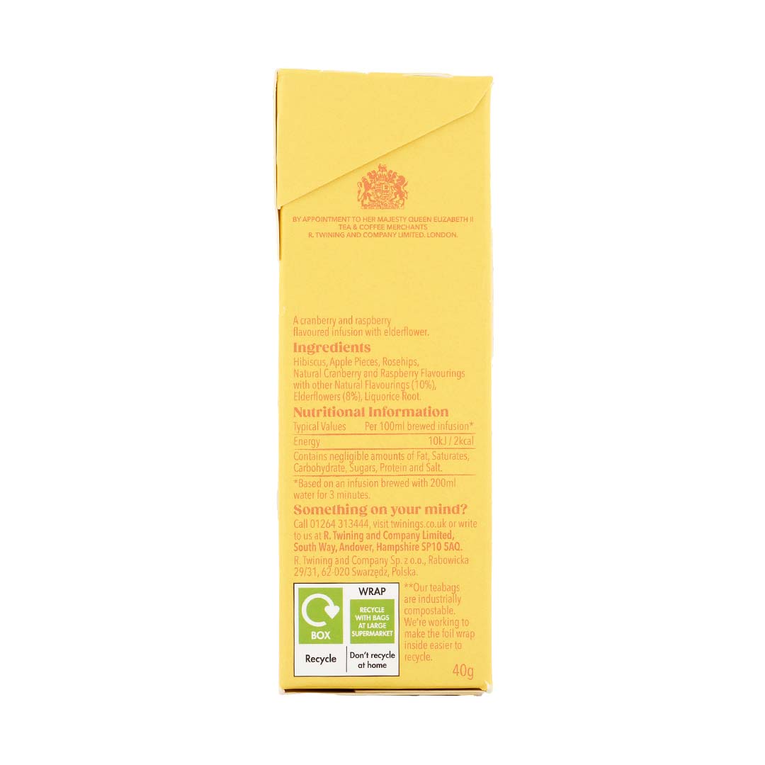 Cranberry & Raspberry - 20 Tea Bags