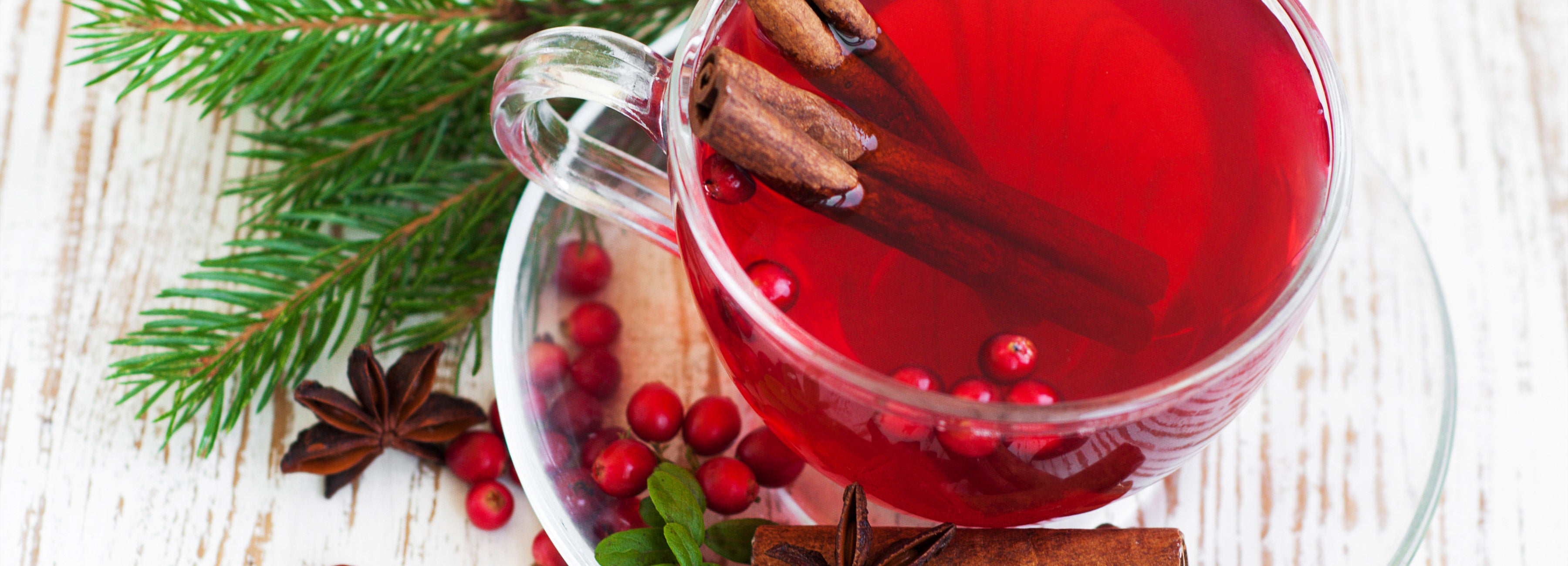 Cranberry Tea Banner Desktop