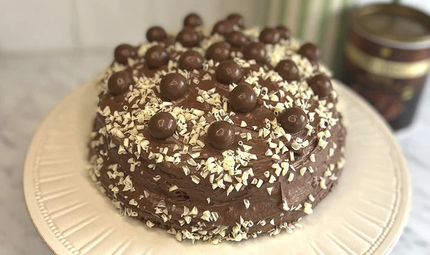 Decadent Chocolate Cake - Swiss Chocolate Drink
