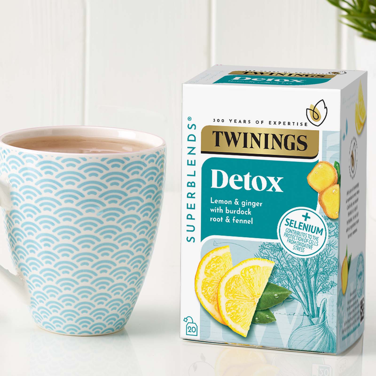 Superblends Defence Tea Lemon & Ginger with Fennel 20 Envelopes