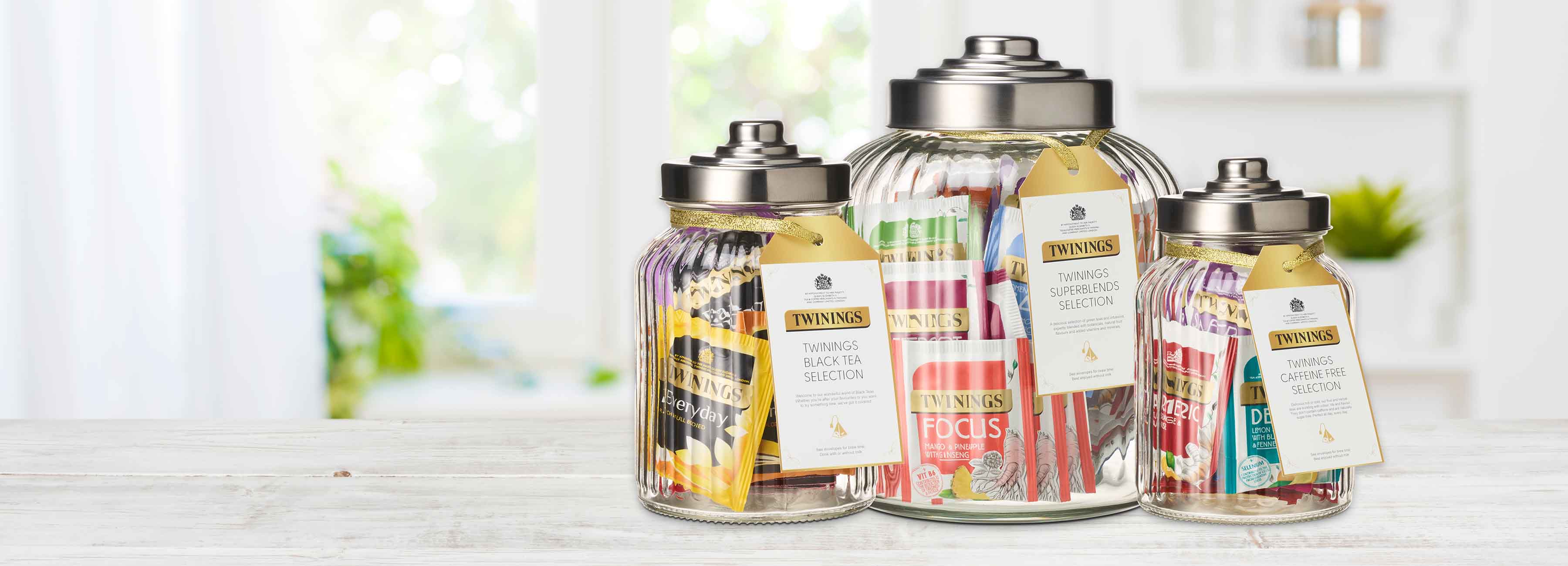 Filled Tea Jars Banner Desktop