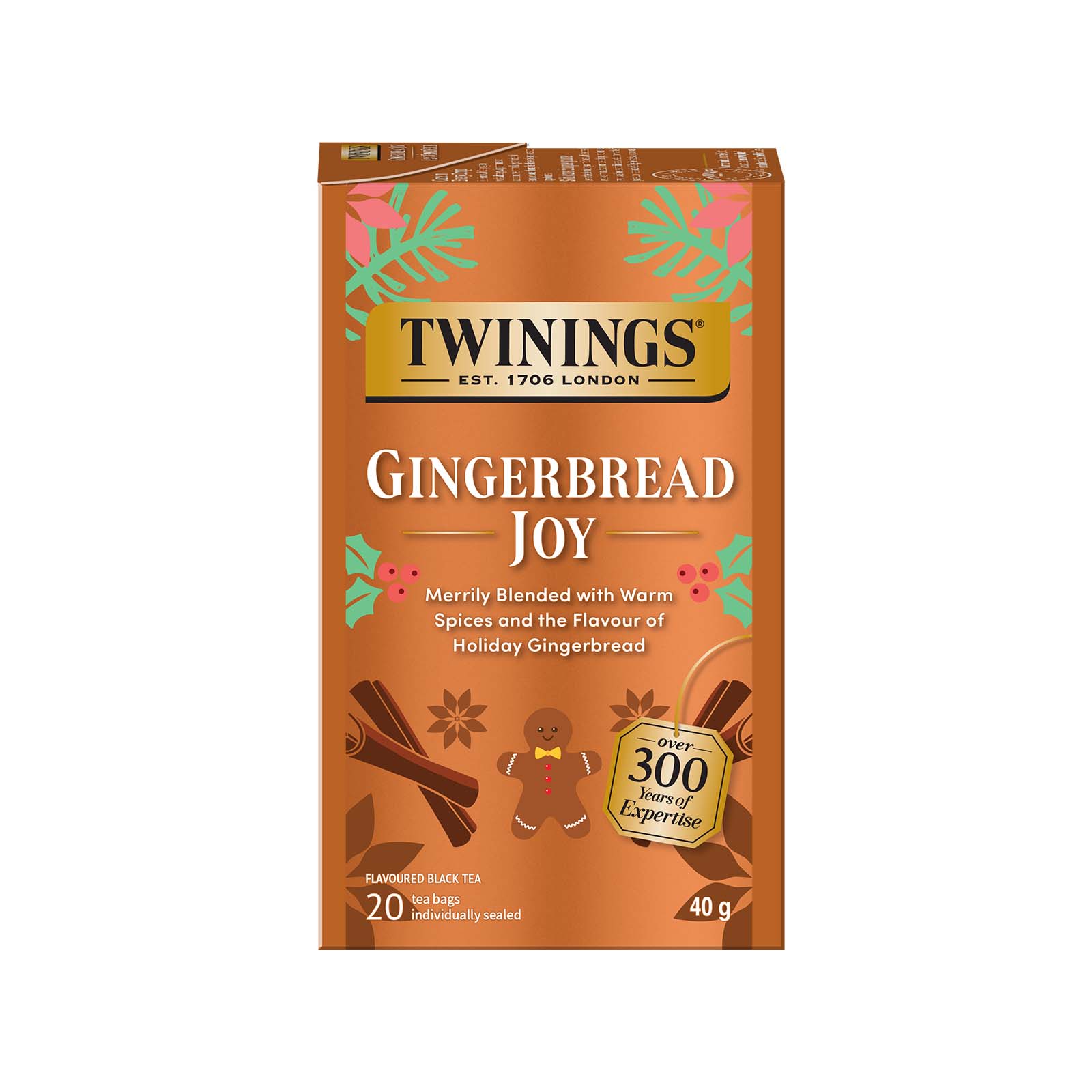 Gingerbread Joy (International Blend) - 20 Envelopes