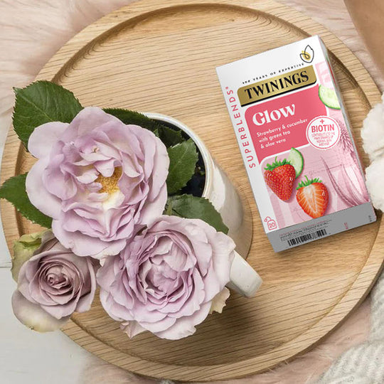 Twinings – Superblends Glow Tea – Strawberry & Cucumber with Green Tea ...