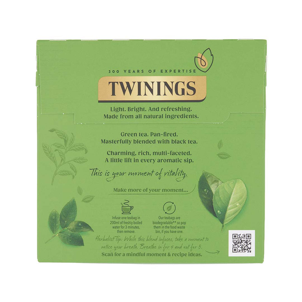 Green Tea & Black Tea Blend - 80 Tea Bags