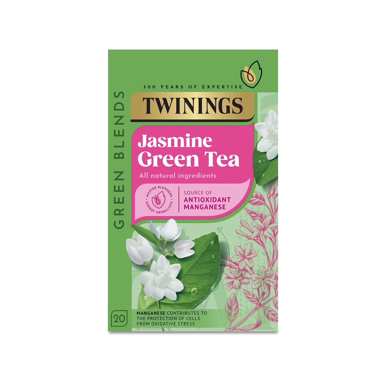 Twinings Green Tea & Jasmine - 20 Tea Bags