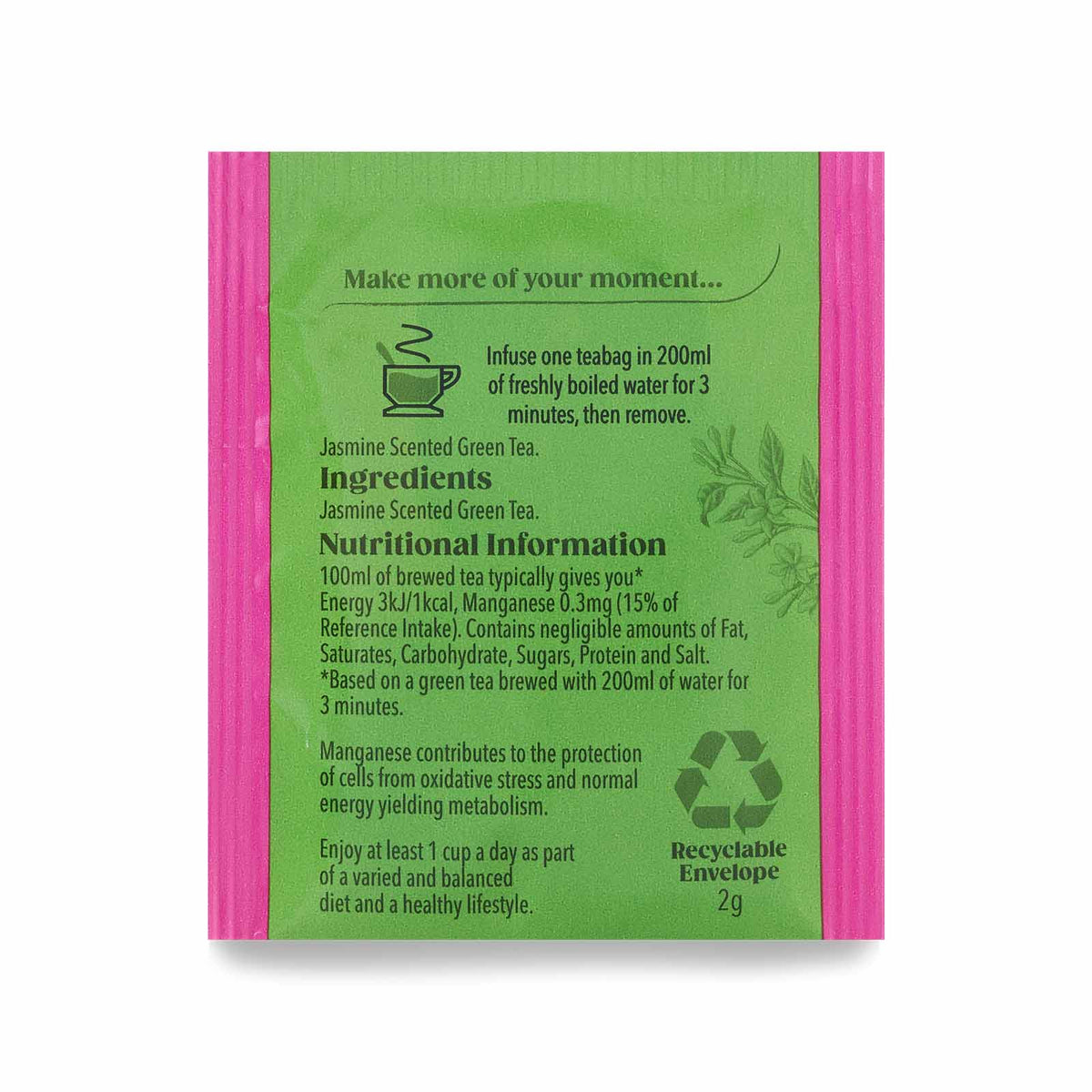 Twinings Jasmine Green Tea - Single Envelope