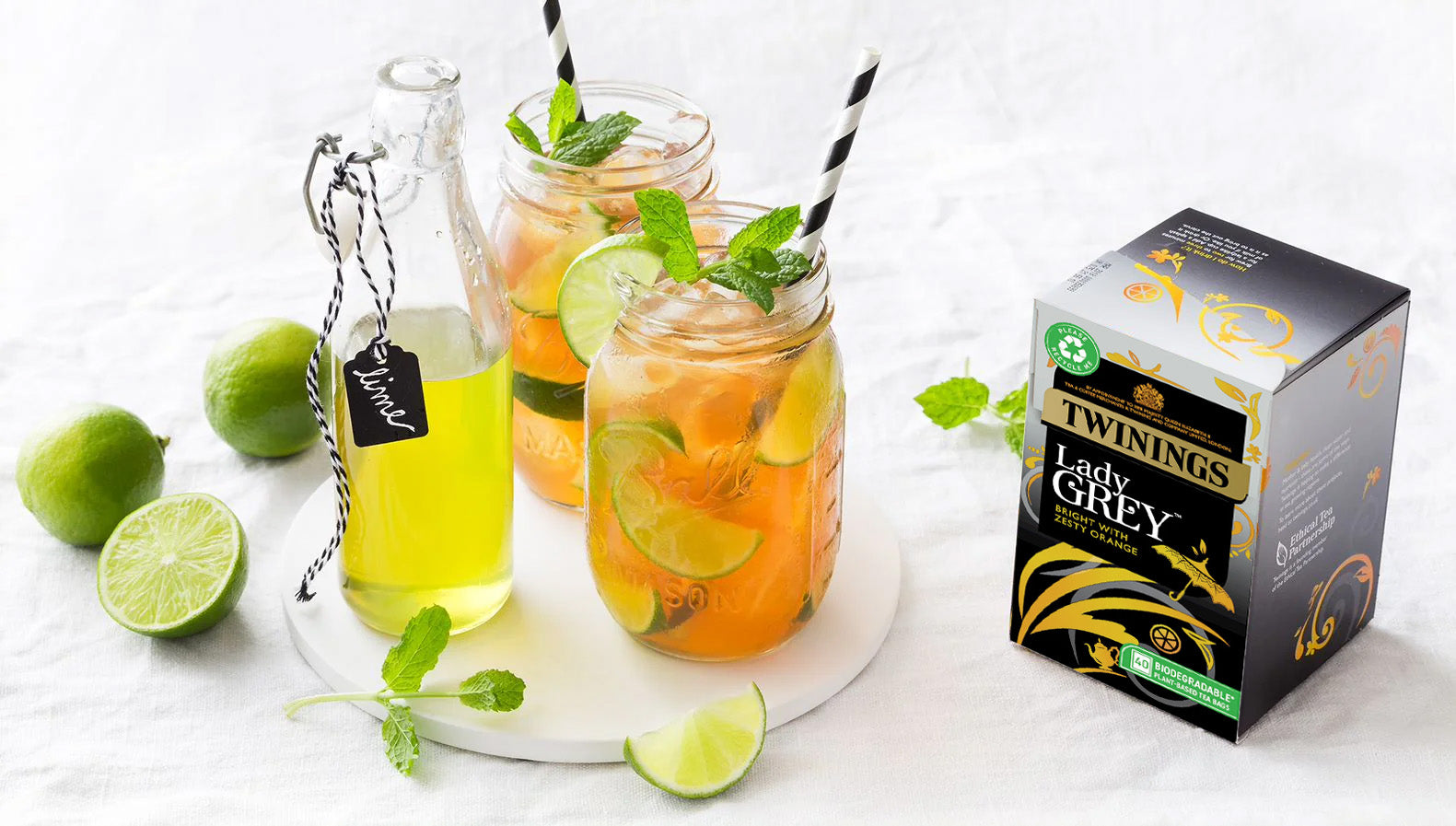 Lady Grey tea bag