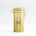 Gold tin of Cartwright & Butler Chocolate & Orange Shortbread Rounds