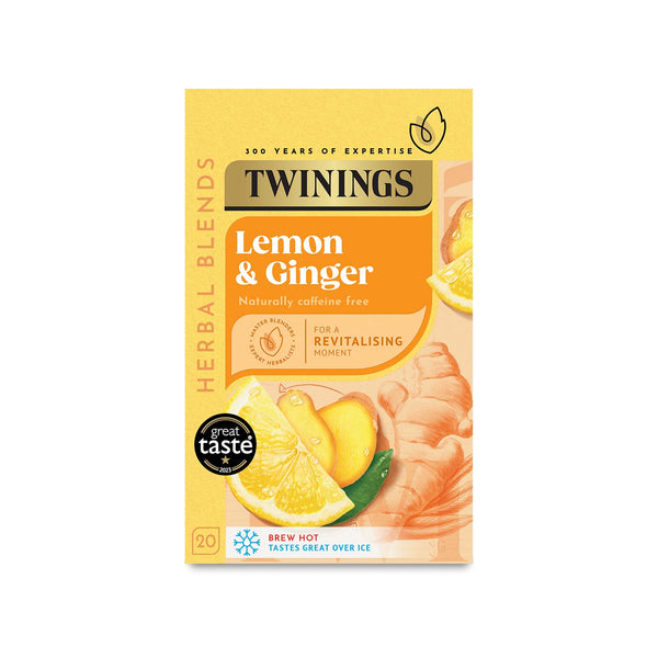Twinings Lemon Ginger 20 Tea Bags