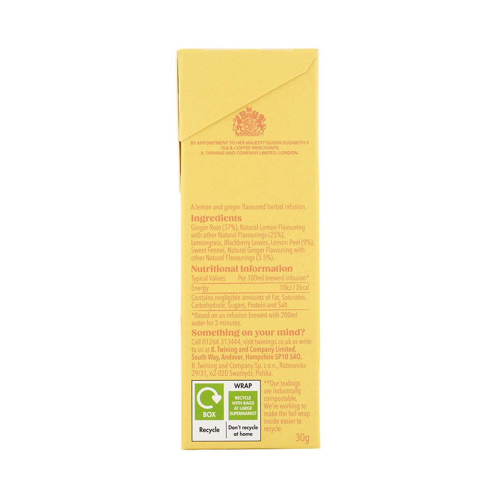 Lemon & Ginger - 20 Tea Bags