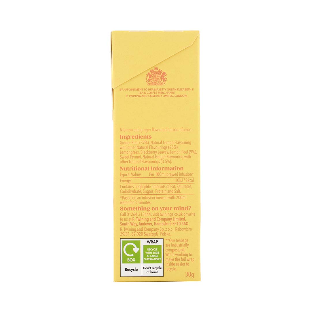 Lemon & Ginger - 20 Tea Bags