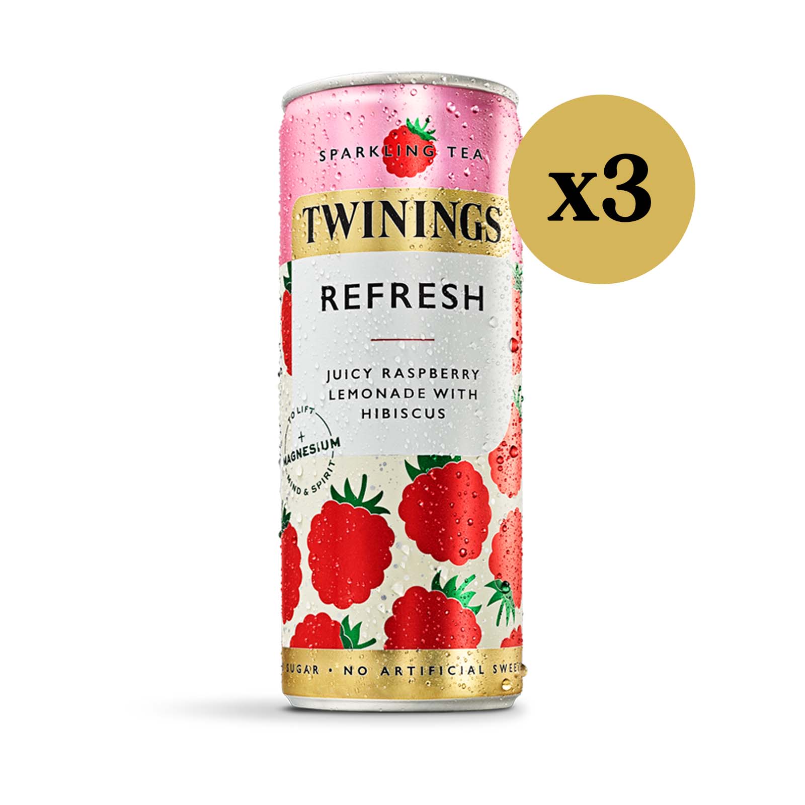 Mixed Sparkling Tea 12 Pack & Free Pocket Tin