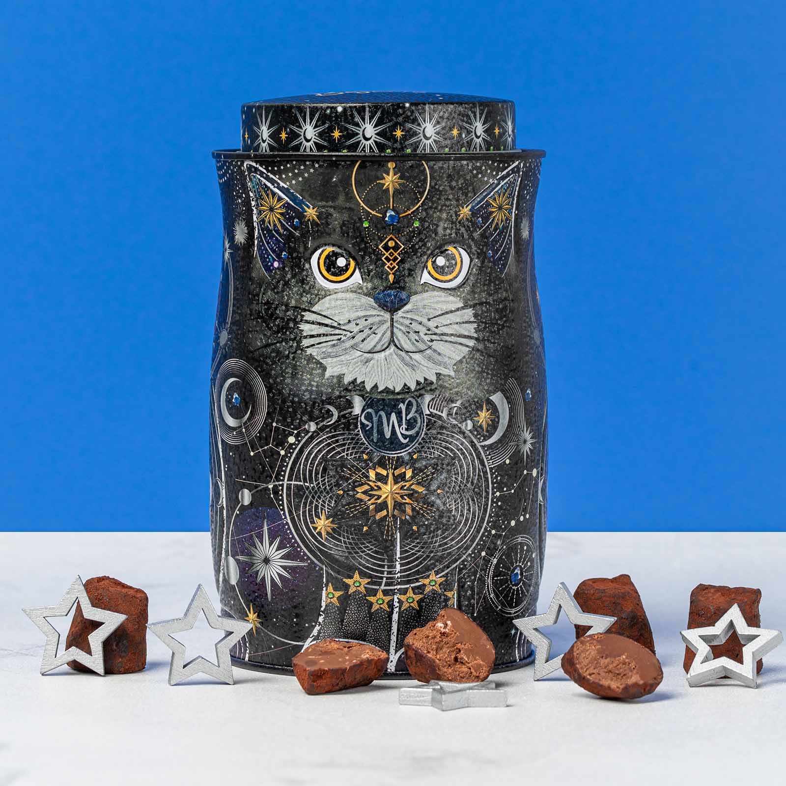 Monty Bojangles Cosmic Blink Cookie Moon Truffles Cat Tin – Twinings