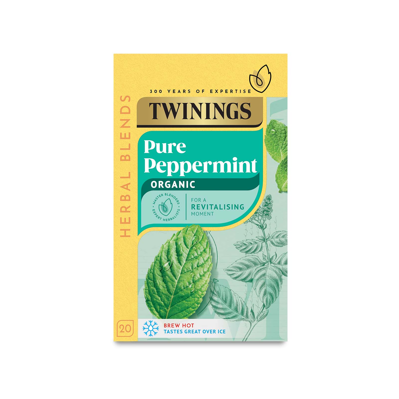 Organic Pure Peppermint - 20 Tea Bags