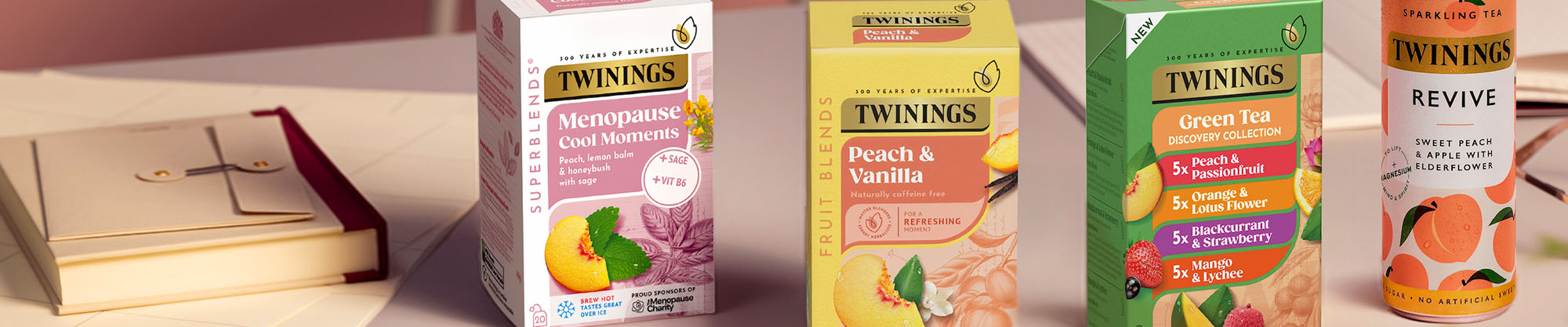 Peach Teas & Infusions Banners Desktop