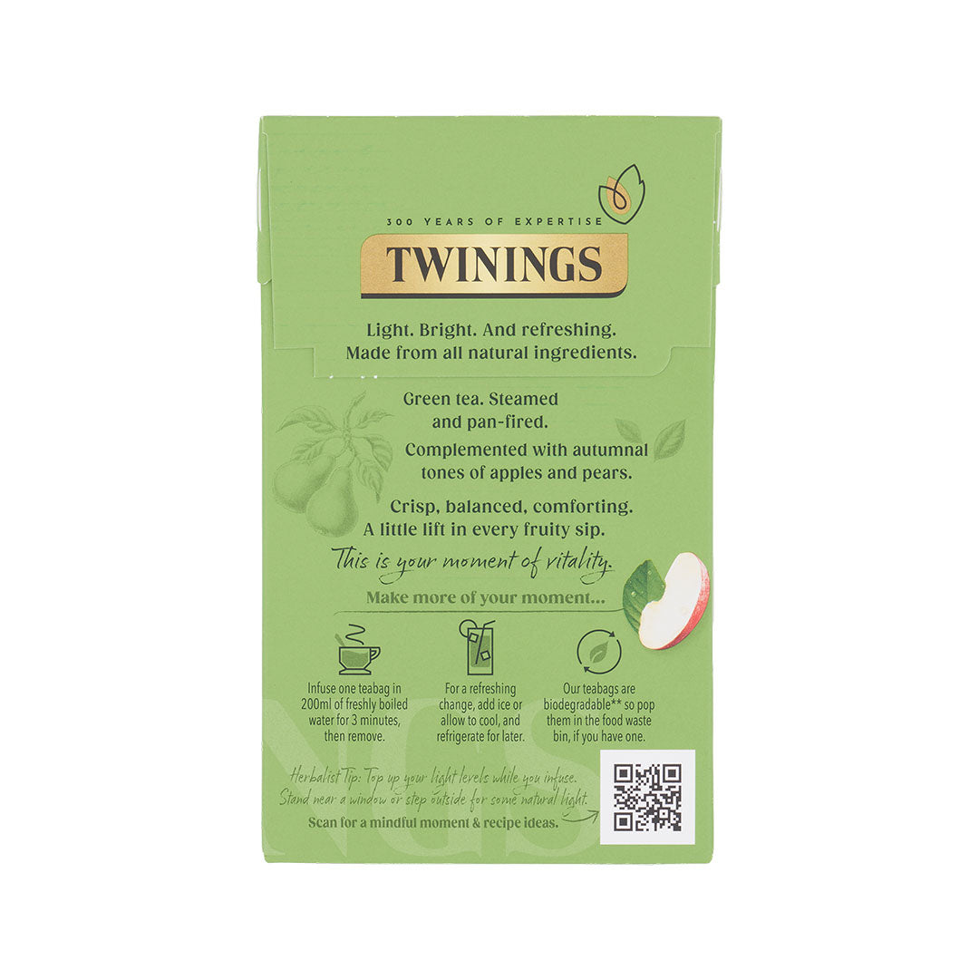 Green Tea, Apple & Pear - 20 Tea Bags