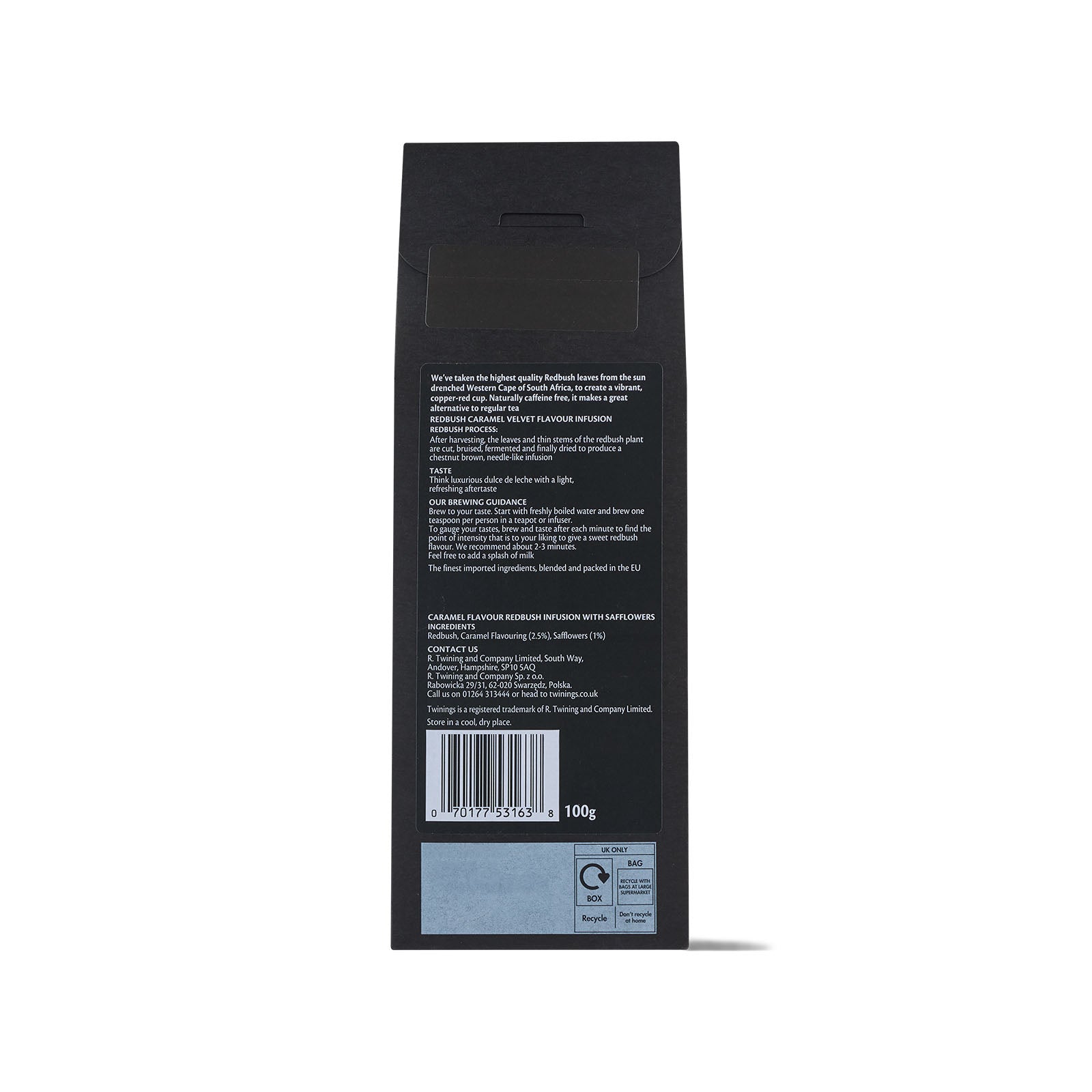 Redbush Caramel Velvet Flavour Infusion - 100g Loose Leaf Infusion