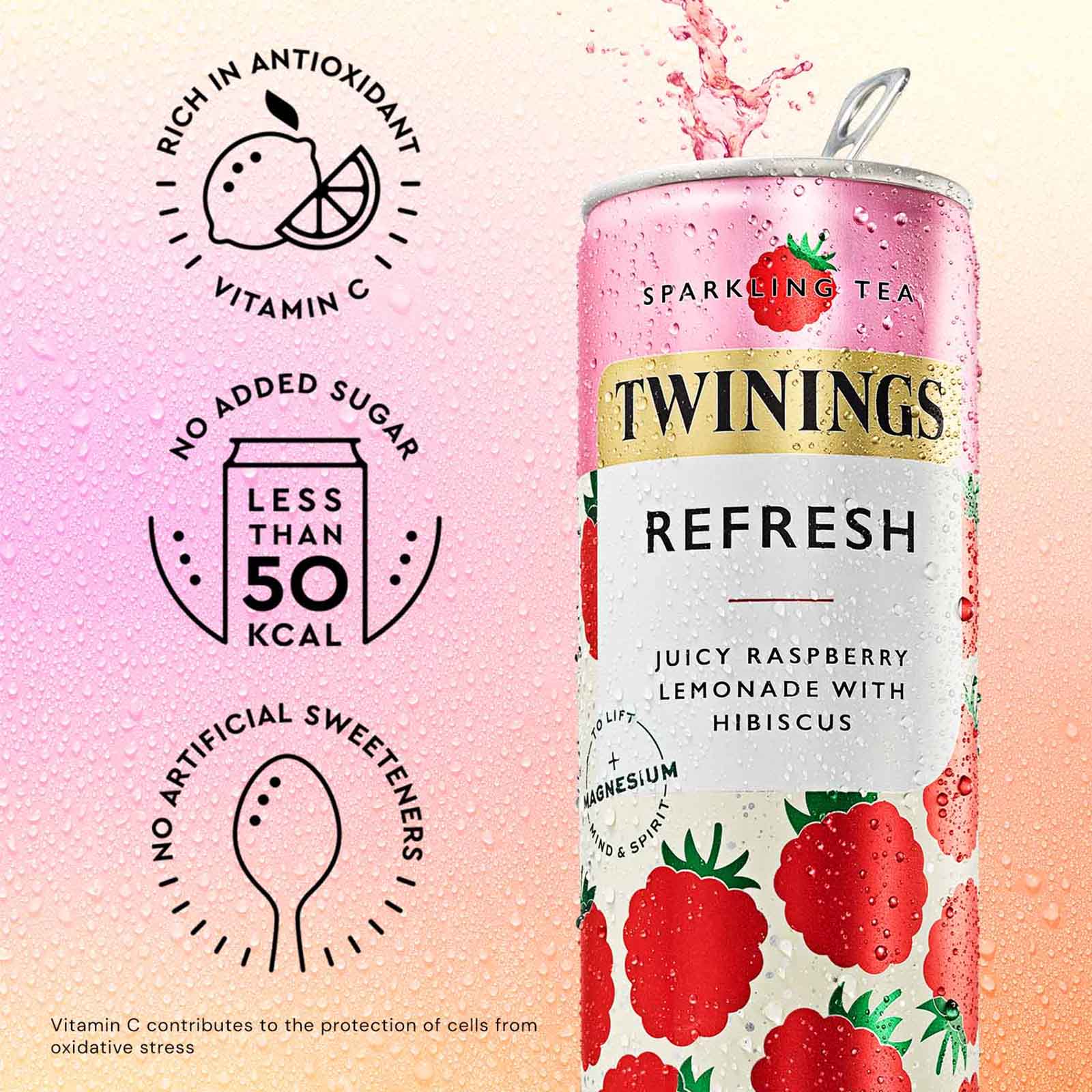Twinings Sparkling Tea Refresh 12 Pack