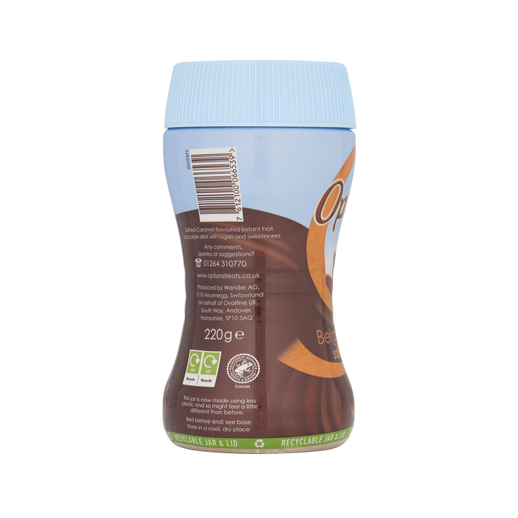 Options Belgian Choc Salted Caramel - 220g Jar