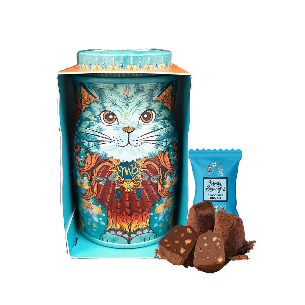 Monty Bojangles Mini Spirit Blue Coconut Crush Truffles Kit Tin