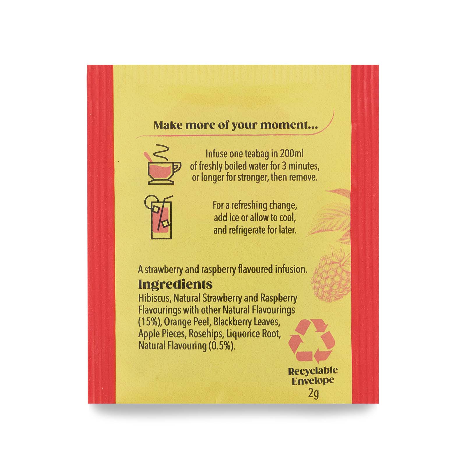 Strawberry & Raspberry - Single Envelope