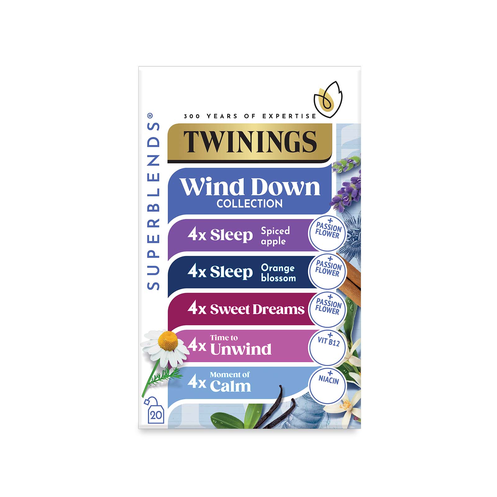 Superblends Wind Down Collection - 20 Envelopes
