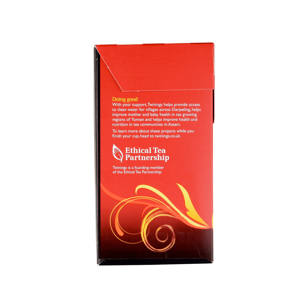 Red box with Ethical Tea Partnership branding on a white background