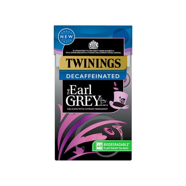Twinings Earl Grey Decaffeinated 40 Tea Bags