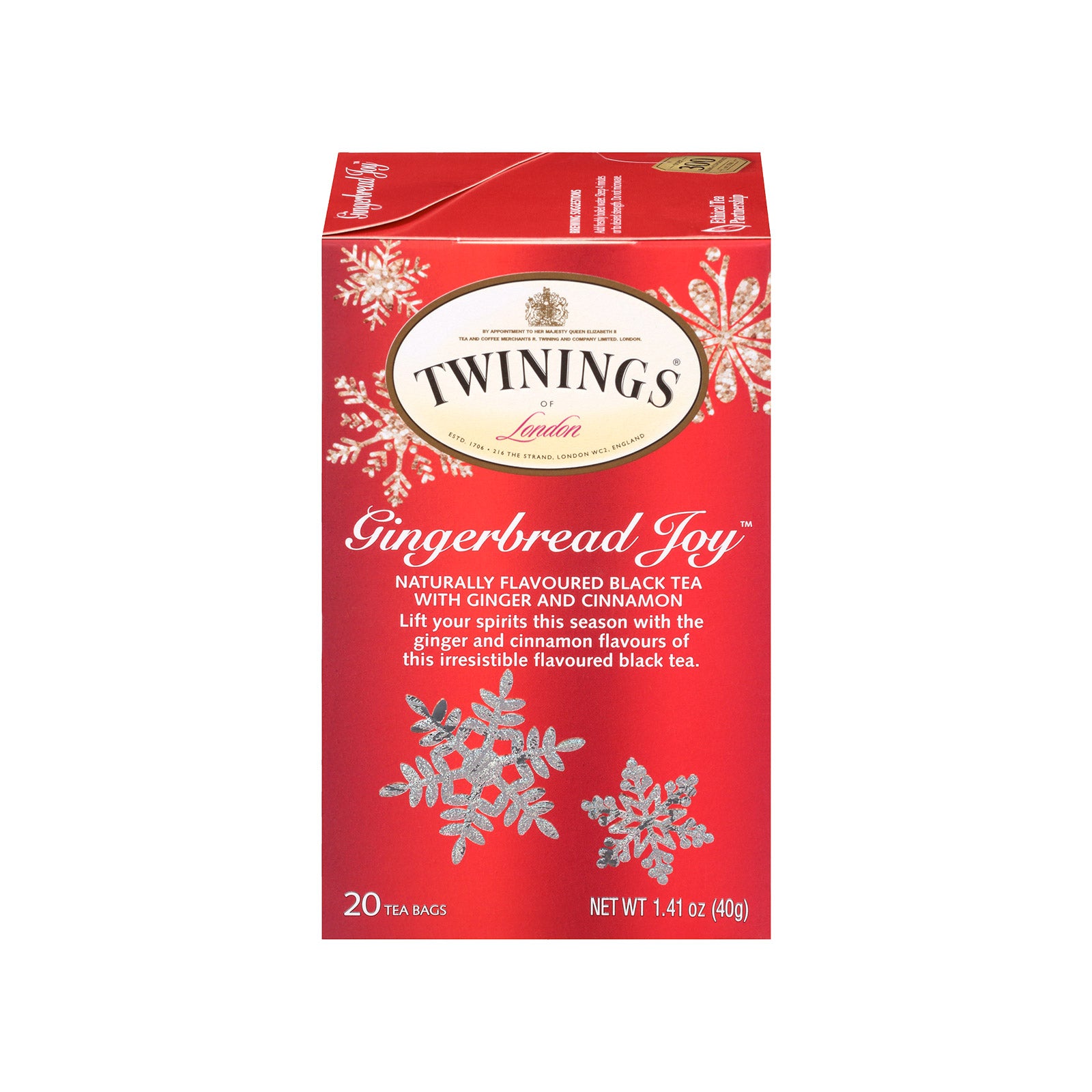 Gingerbread Joy- International Blend, 20 Envelopes