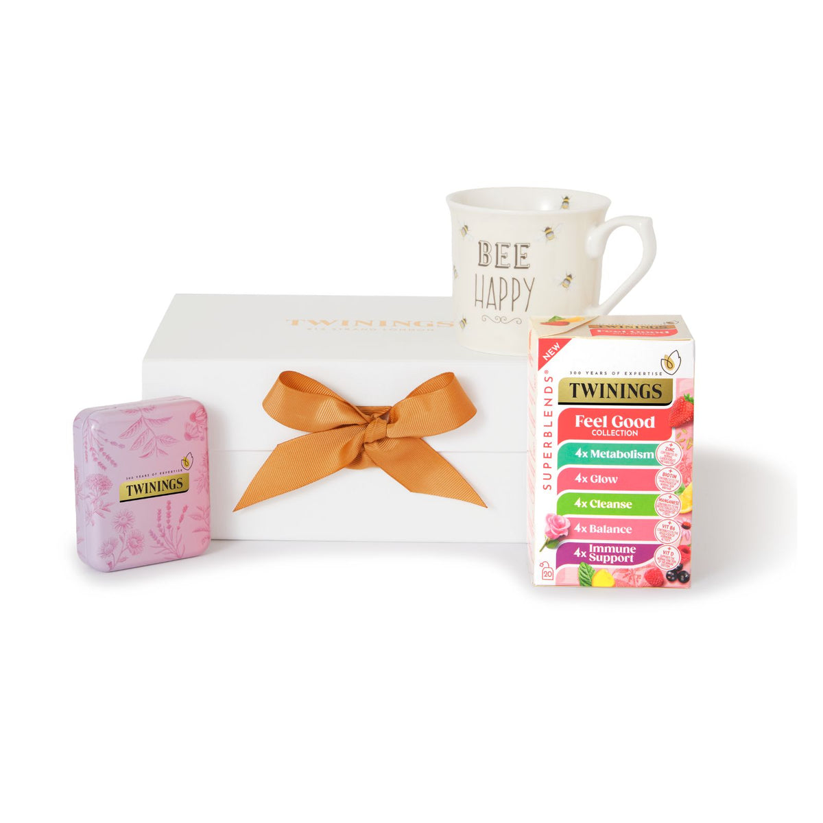 Feel Good Collection With Pocket Tin & A Mug In a Twinings White Box