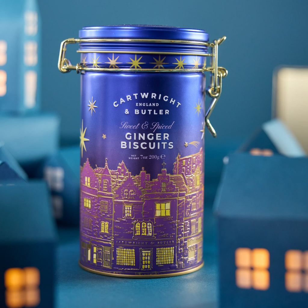 Cartwright & Butler Night Before Christmas Stem Ginger Biscuits in Tin