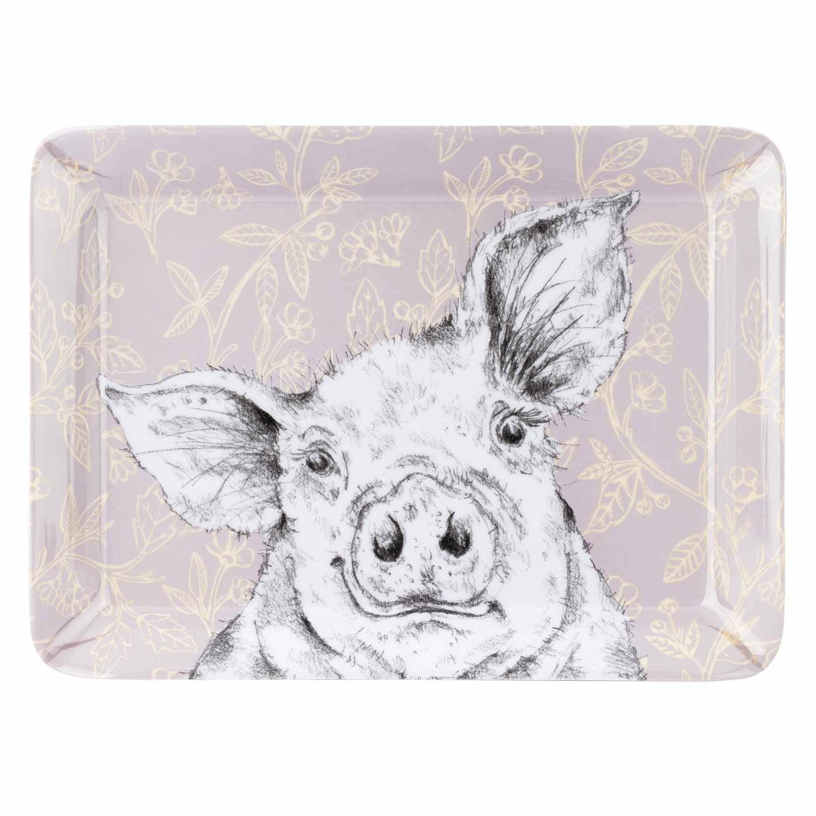 The English Tableware Company Fieldview Farm Scatter Tray - Pig